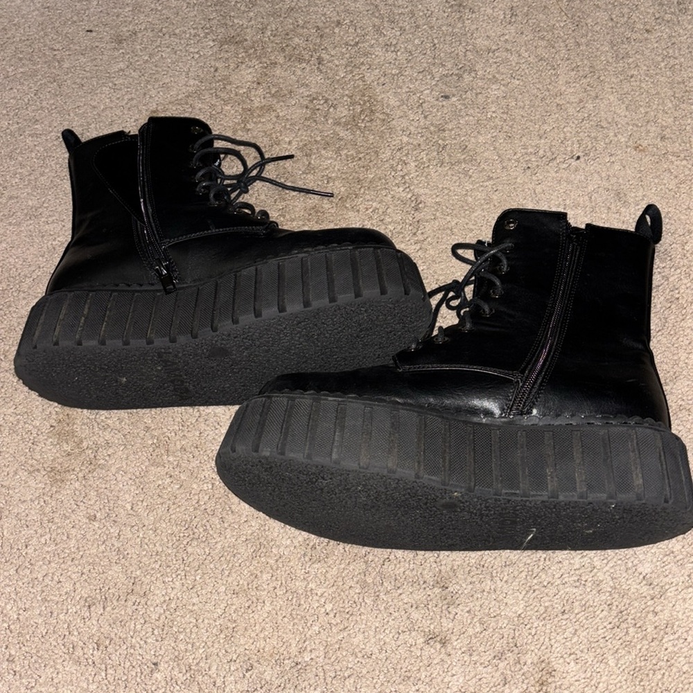 Combat boots black - Picture 4 of 12
